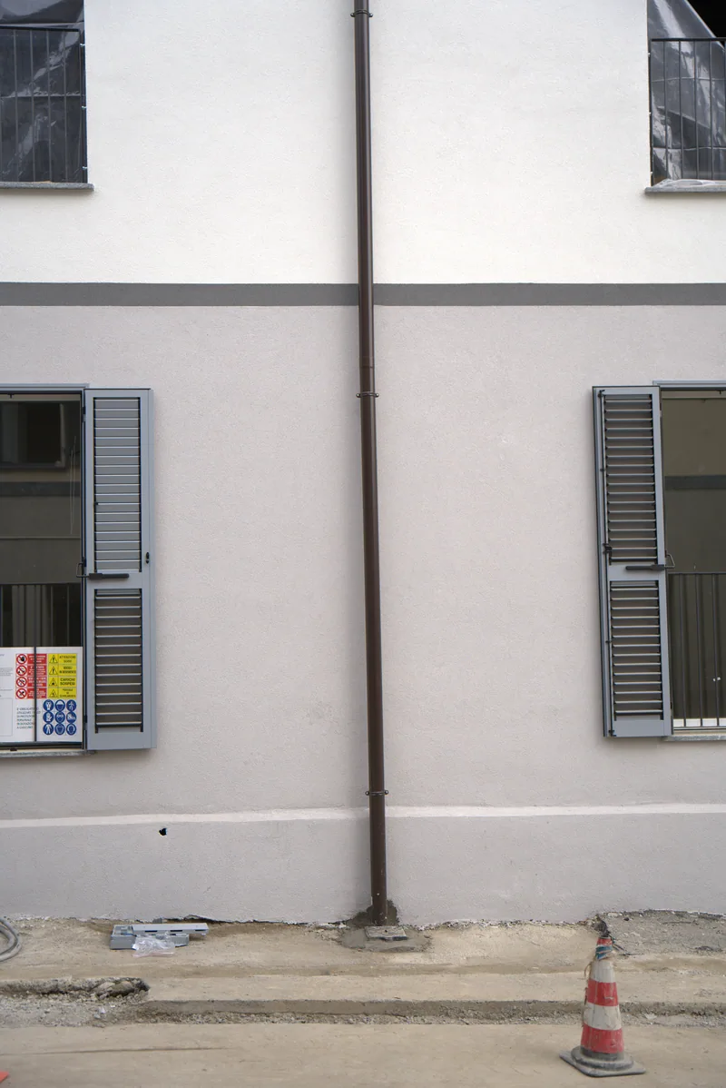 Grondaie e pluviali — Via Col di Lana · Lecco, 3